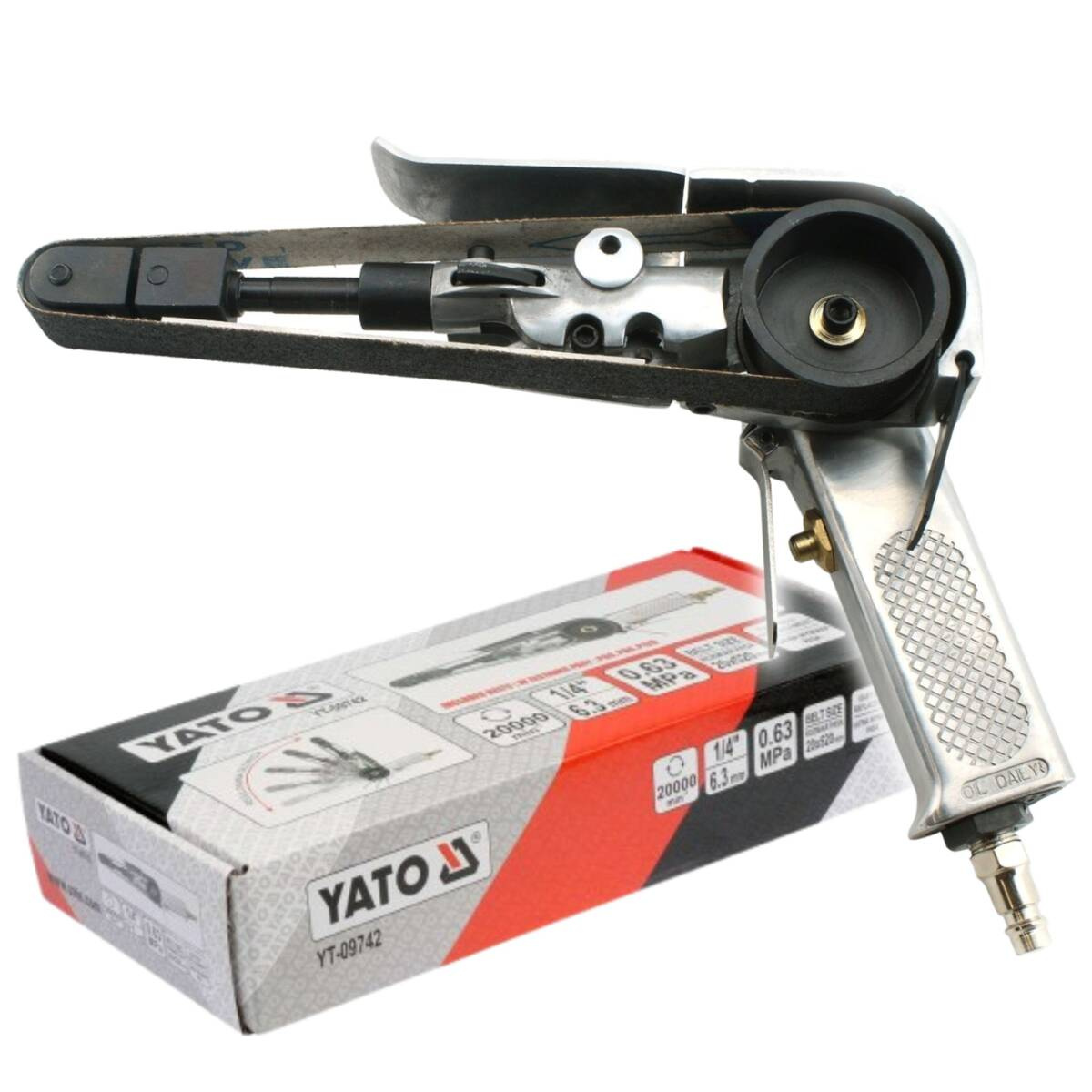 Yato Pneumatikus szalagcsiszoló 20 x 520 mm - YT-09742