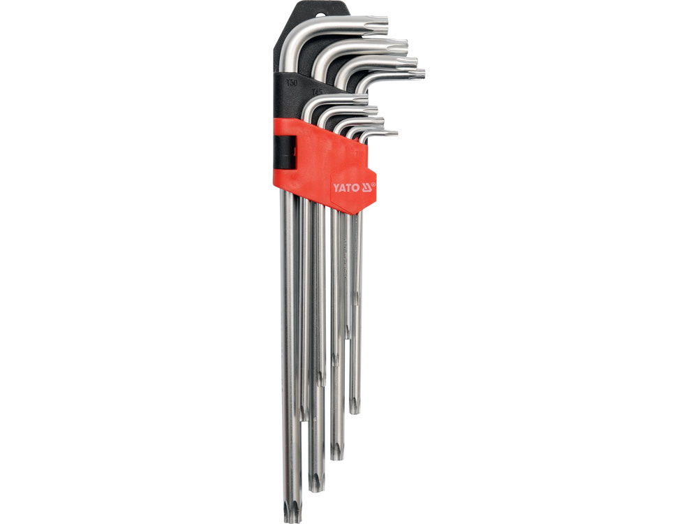 Yato torxkulcs készlet 9db-os T10-T50 CrV hosszú - YT-0512