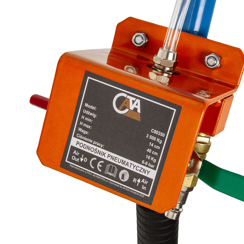 Légpárnás emelő 3,5T (15-40cm) - C80350