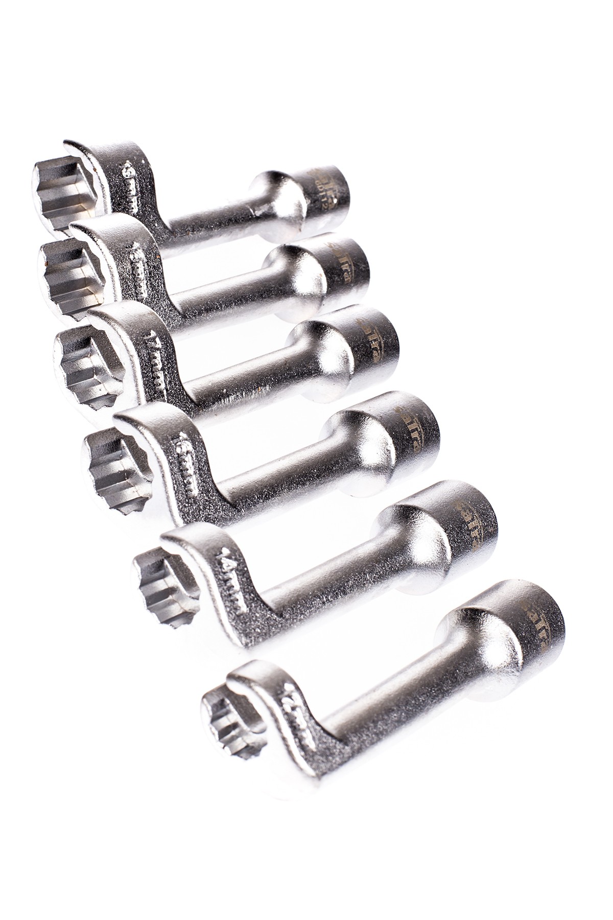 Befecskendező hollanderkulcs készlet nyitott 1/2″ meghajtással, 6 részes (12–19 mm) - S-6DI12