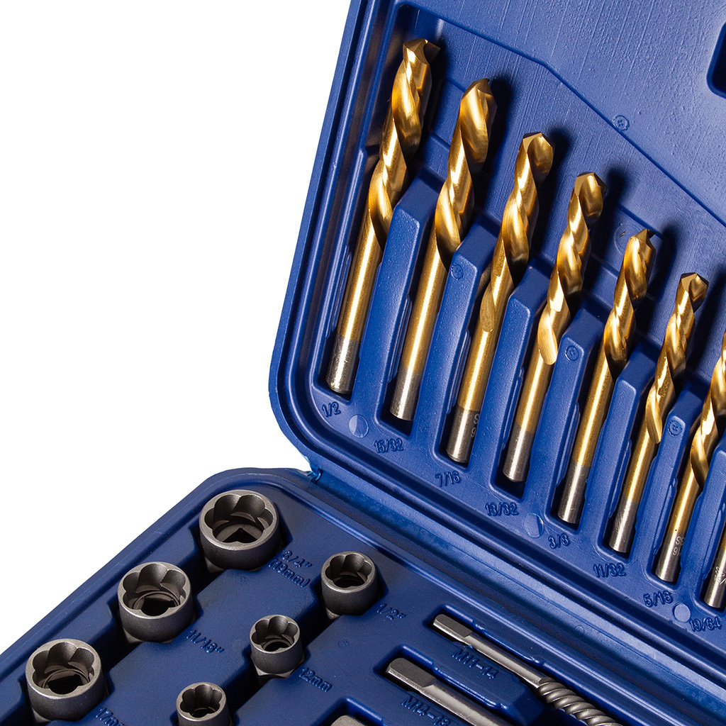 Sérült anya és csavarkiszedő készlet 49db-os - M58663