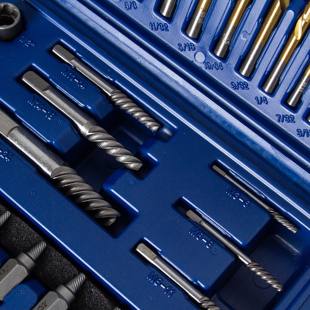 Sérült anya és csavarkiszedő készlet 49db-os - M58663