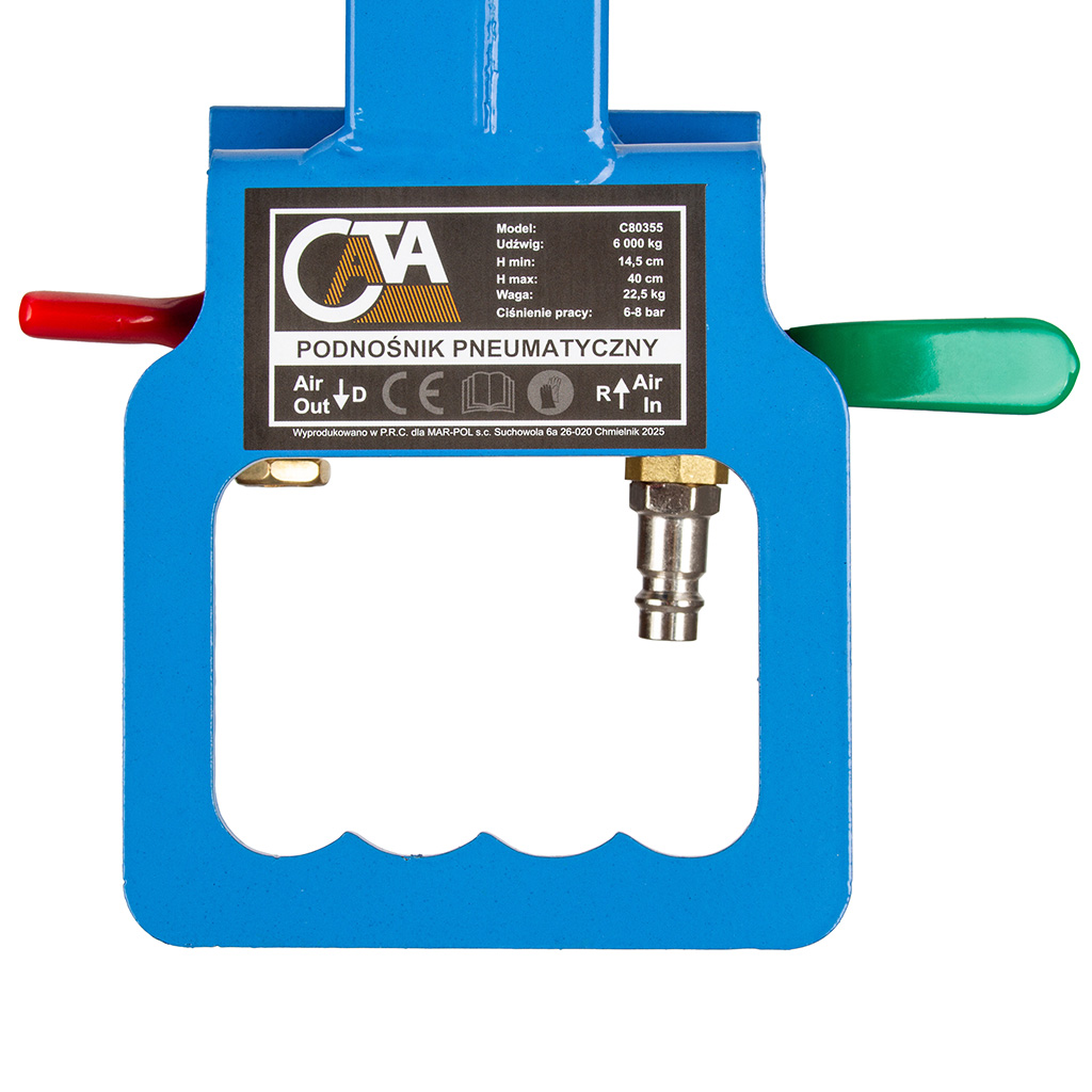 Pneumatikus emelő – 6 tonnás teherbírással - C80355