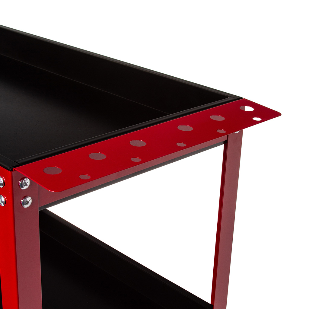 Műhelykocsi 3 polcos - 136kg teherbírás - M66605