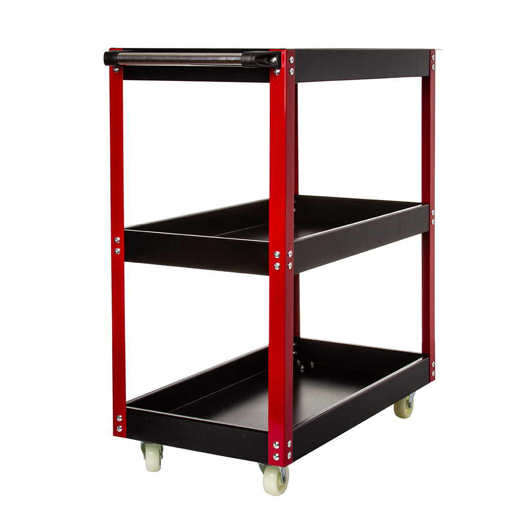 Műhelykocsi 3 polcos - 136kg teherbírás - M66605