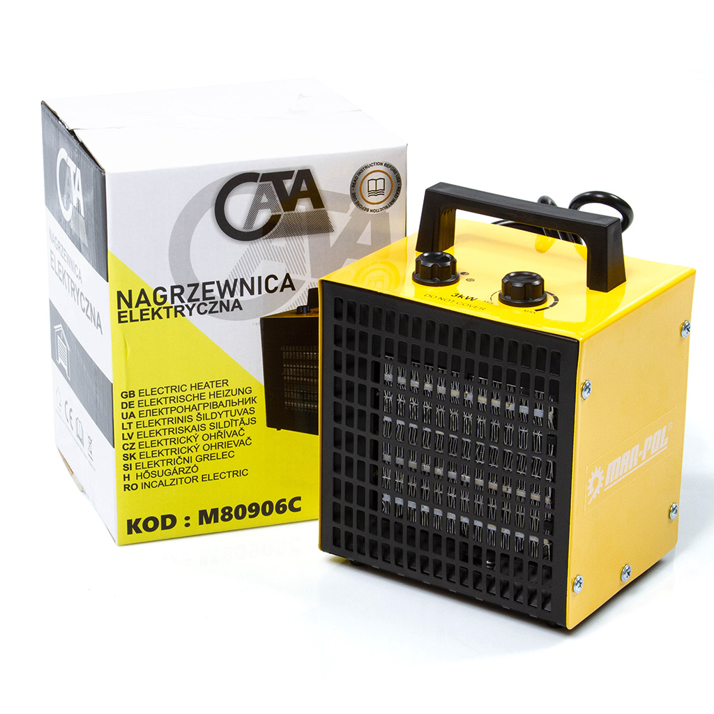 CATA 3 kW-os elektromos fűtőberendezés - M80906C