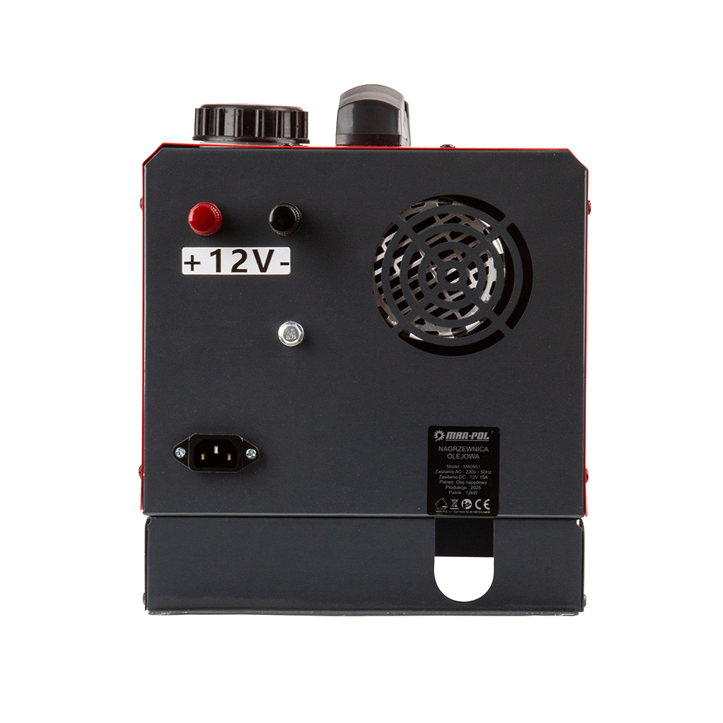 Mar-Pol zárt égésterű gázolajos hőlégfúvó, állófűtés 12 kW, távirányítóval - M80951