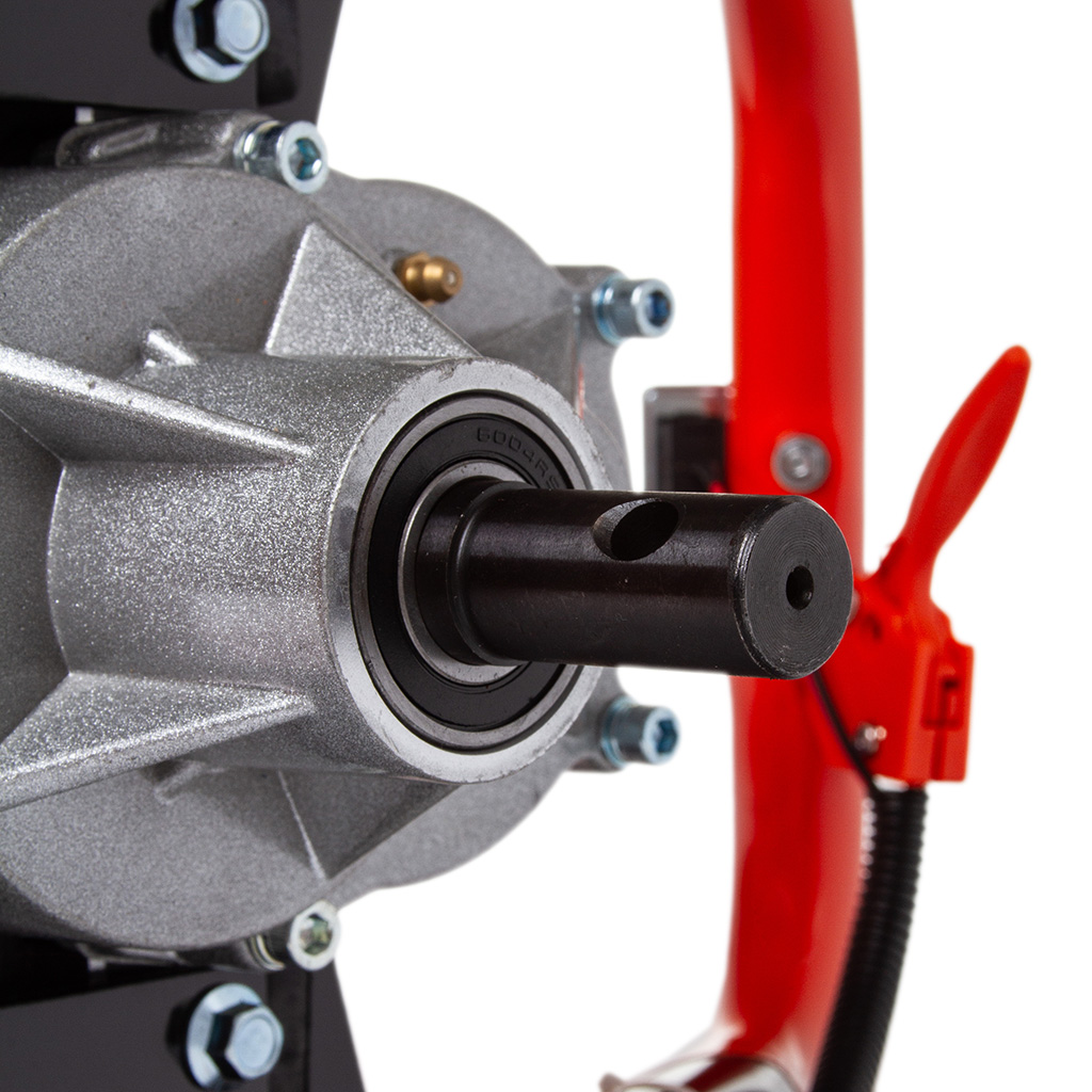 Benzines talajfúró gép 3 db fúrófejjel kerti és építési munkákhoz - M84000/3