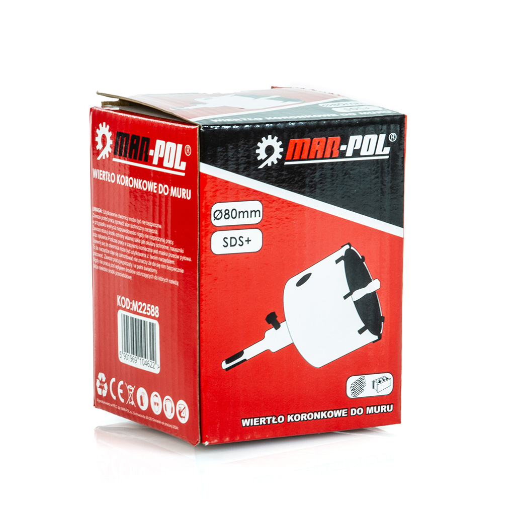 Körkivágó betonhoz 80 mm SDS+ - M22588