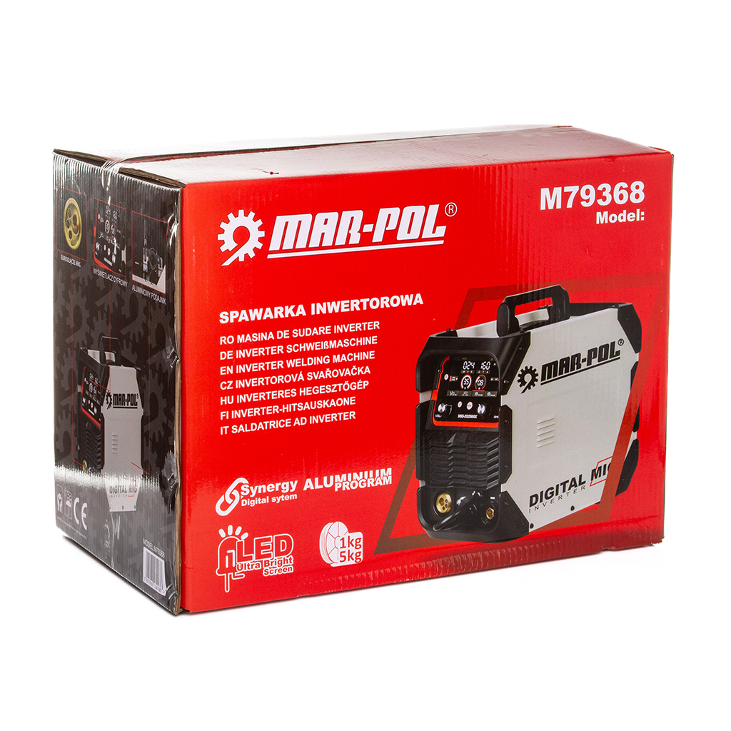 MIG/MMA/TIG inverteres hegesztő 250A, Synergy ALU – M79368