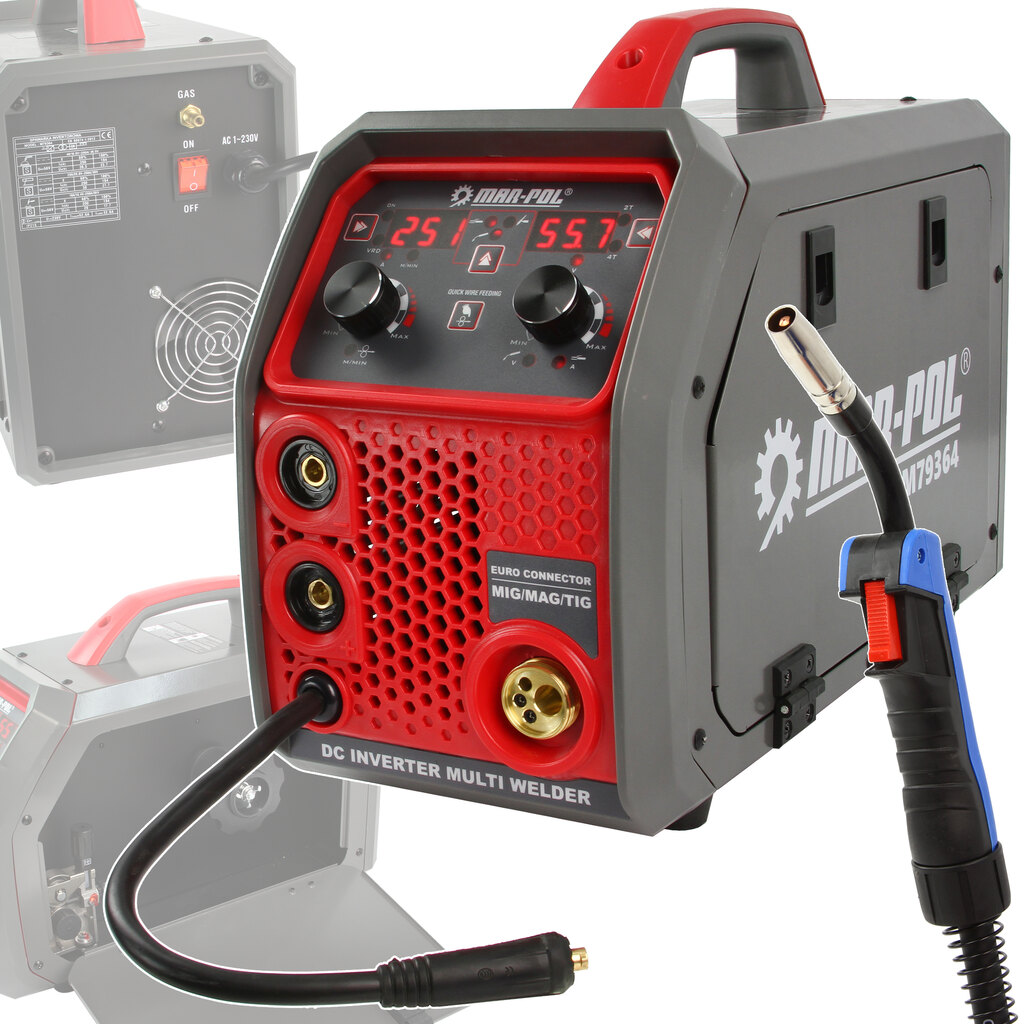 MIG/MAG/TIG/MMA inverteres hegesztőgép 250A - M79364