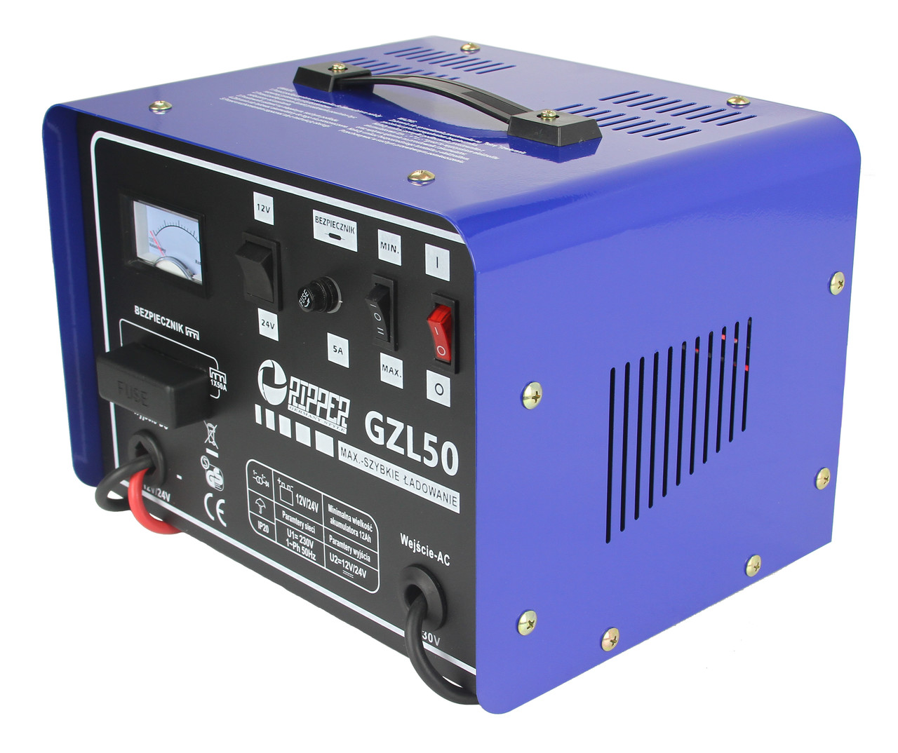 Egyenirányító egység GZL-50 – Univerzális autós töltő, gyors töltés - M82507R 
