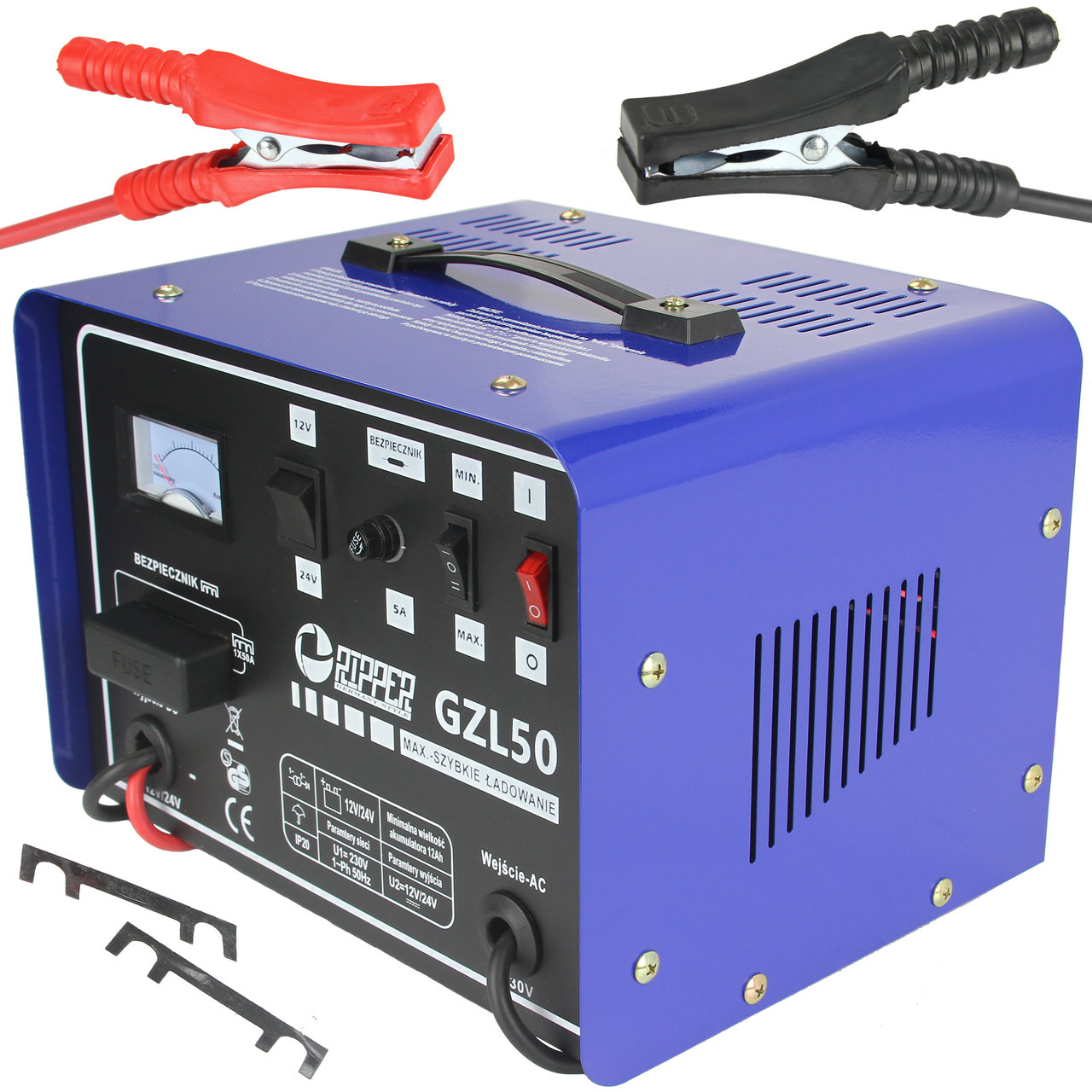 Egyenirányító egység GZL-50 – Univerzális autós töltő, gyors töltés - M82507R 