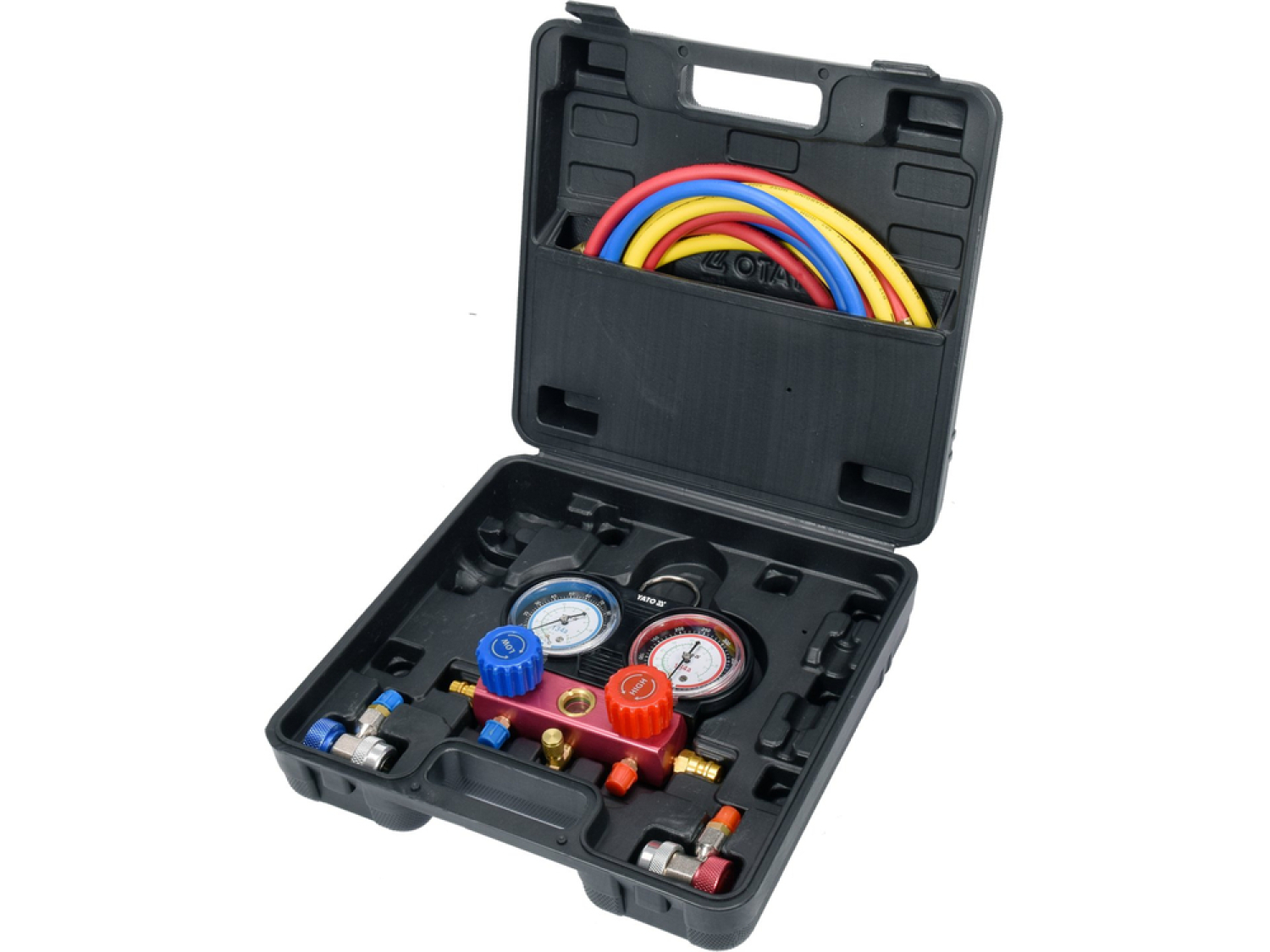 Yato Légkondicionáló nyomásmérő készlet 6 részes - YT-72990