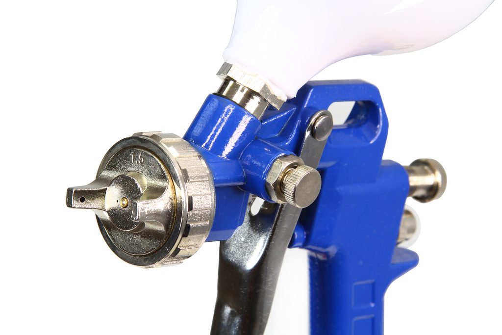 HVLP festékszóró pisztoly 1,5 mm-es fúvókával, 600 ml tartállyal 1/4