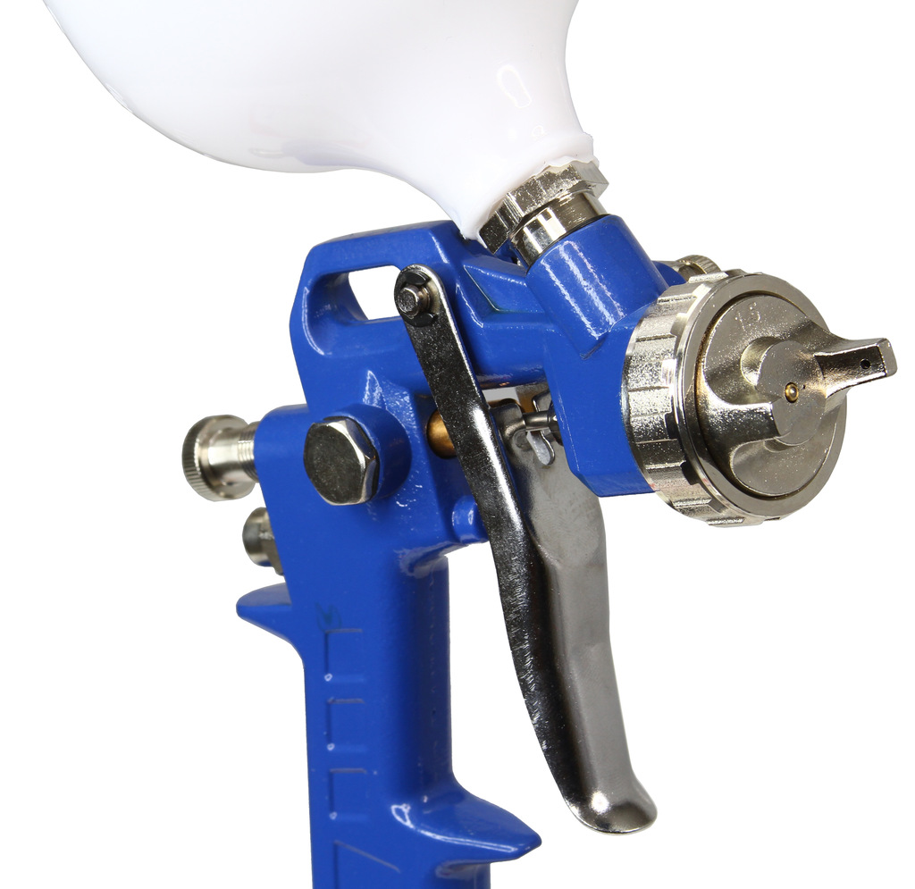 HVLP festékszóró pisztoly 1,5 mm-es fúvókával, 600 ml tartállyal 1/4
