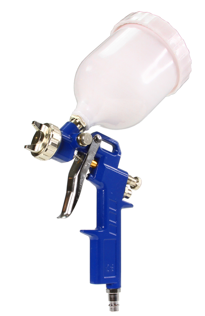 HVLP festékszóró pisztoly 1,5 mm-es fúvókával, 600 ml tartállyal 1/4