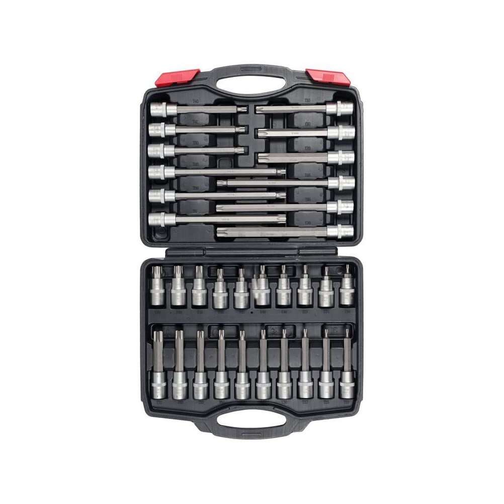 Bit dugókulcs készlet - Torx - 32 db-os - 1/2
