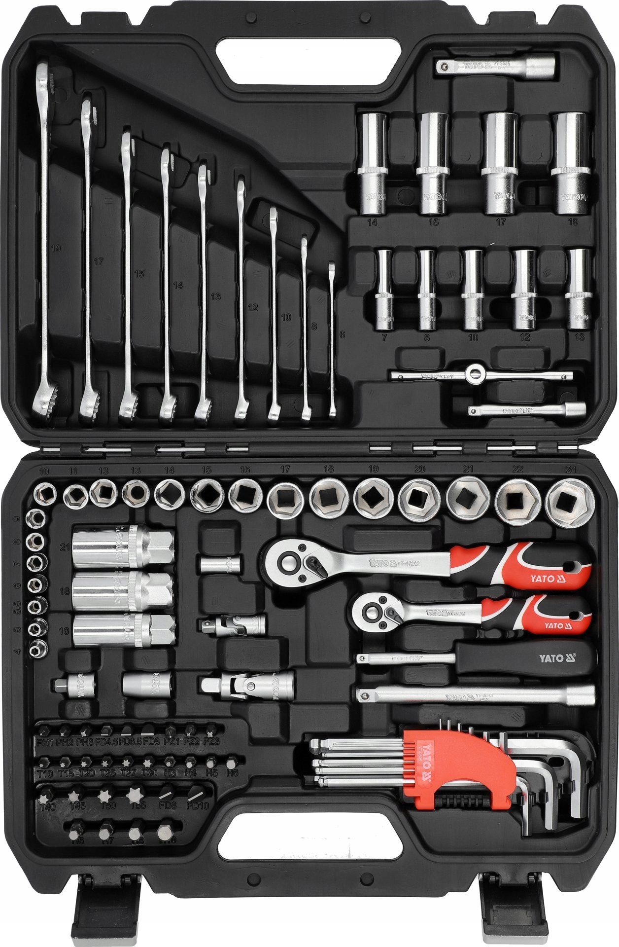 Yato Szerszámkészlet 92 db-os 1/4