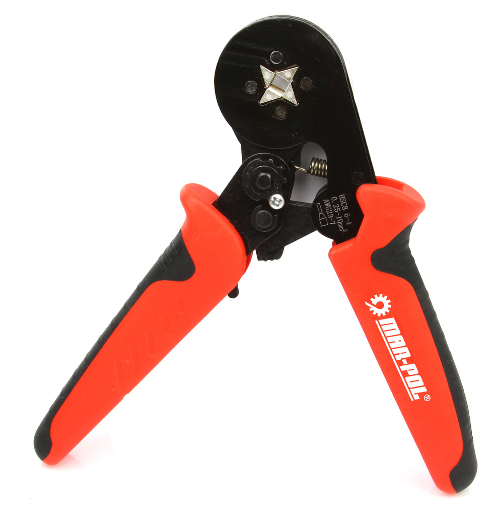 Önbeálló ragasztóhüvely-krimpelő fogó 0,25-10mm2 M49531