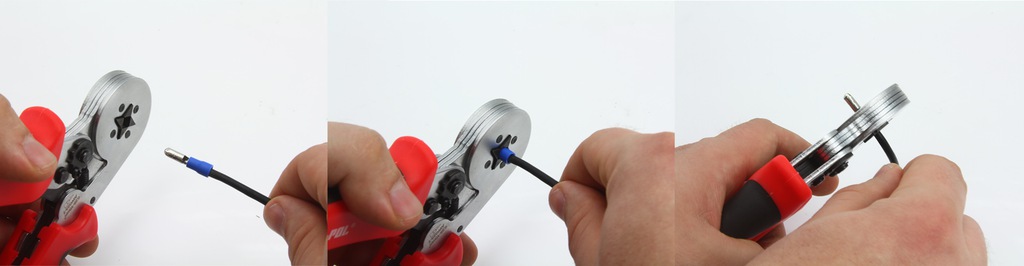 Önbeálló ragasztóhüvely-krimpelő fogó 0,25-10mm2 M49531