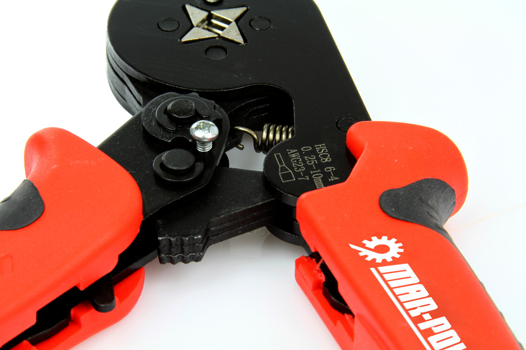 Önbeálló ragasztóhüvely-krimpelő fogó 0,25-10mm2 M49531