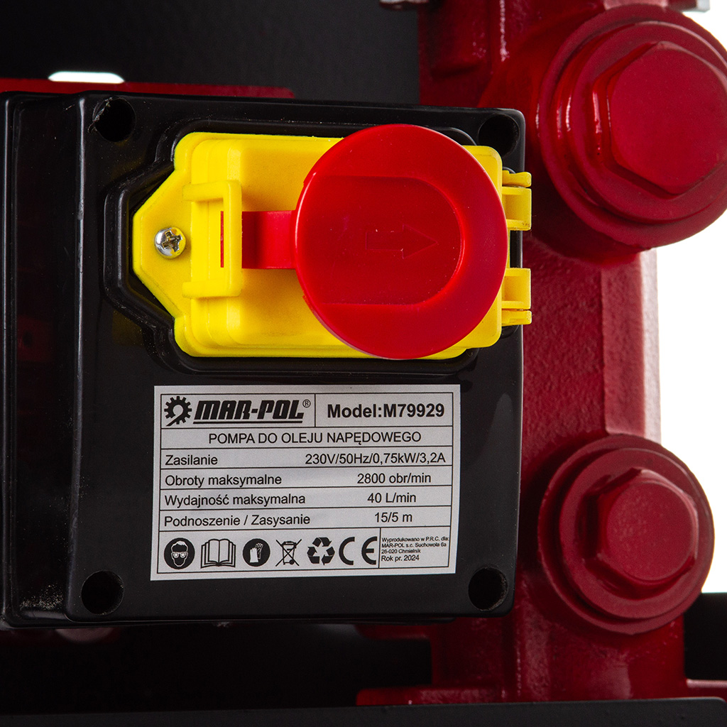 Önfelszívó szivattyú olajra és gázolajra, 230V M79929