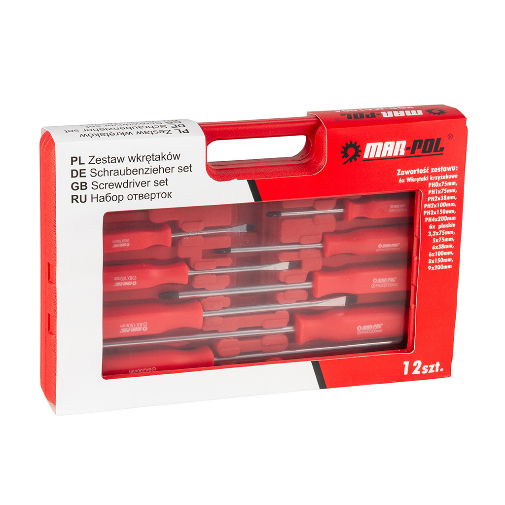 Csavarhúzó készlet 12 darabos  M61004